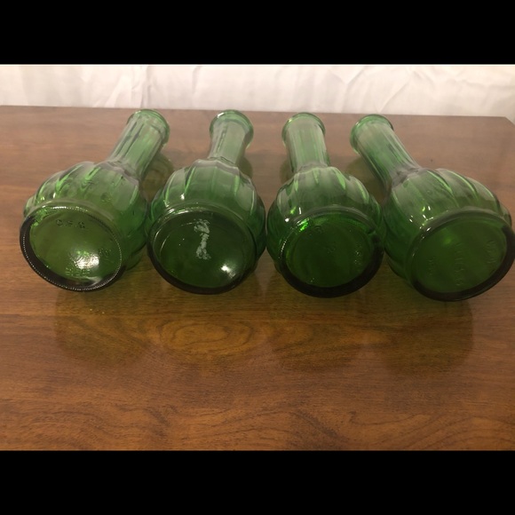4 Vintage Green Vases CFG PGC CLC - Picture 9 of 13